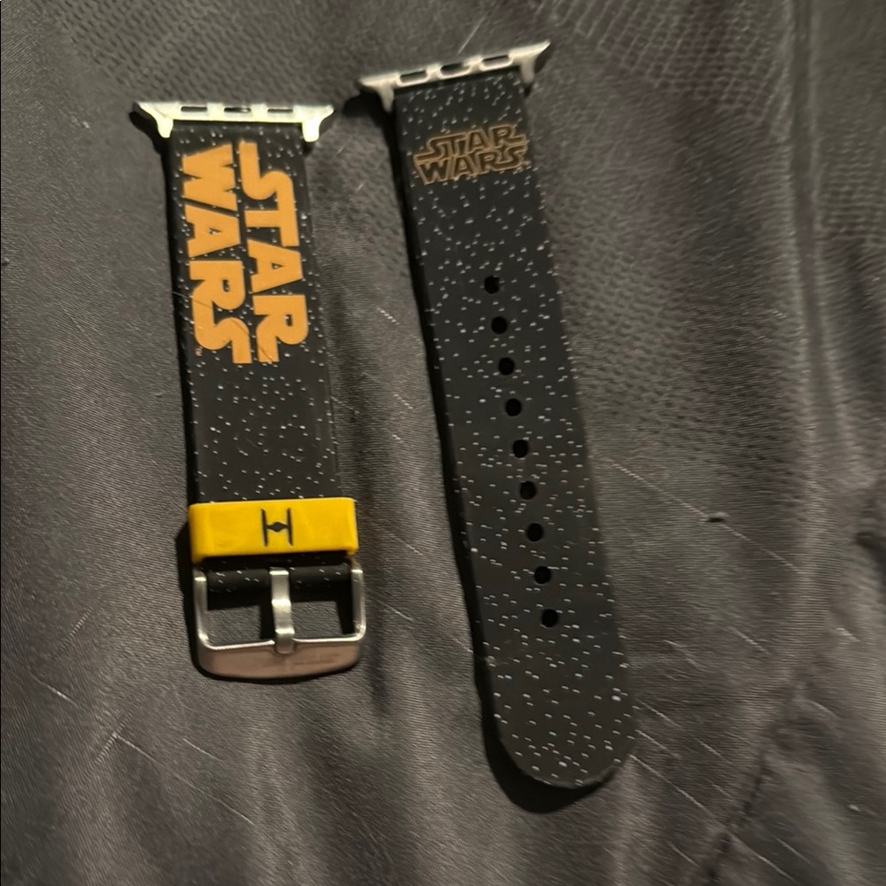Star Wars Black and Yellow Watch Band